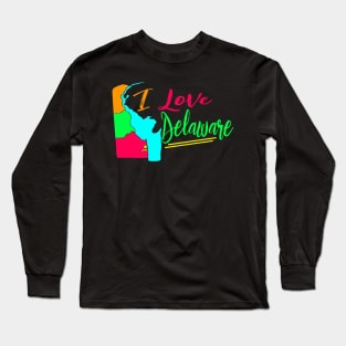 USA state: delaware Long Sleeve T-Shirt